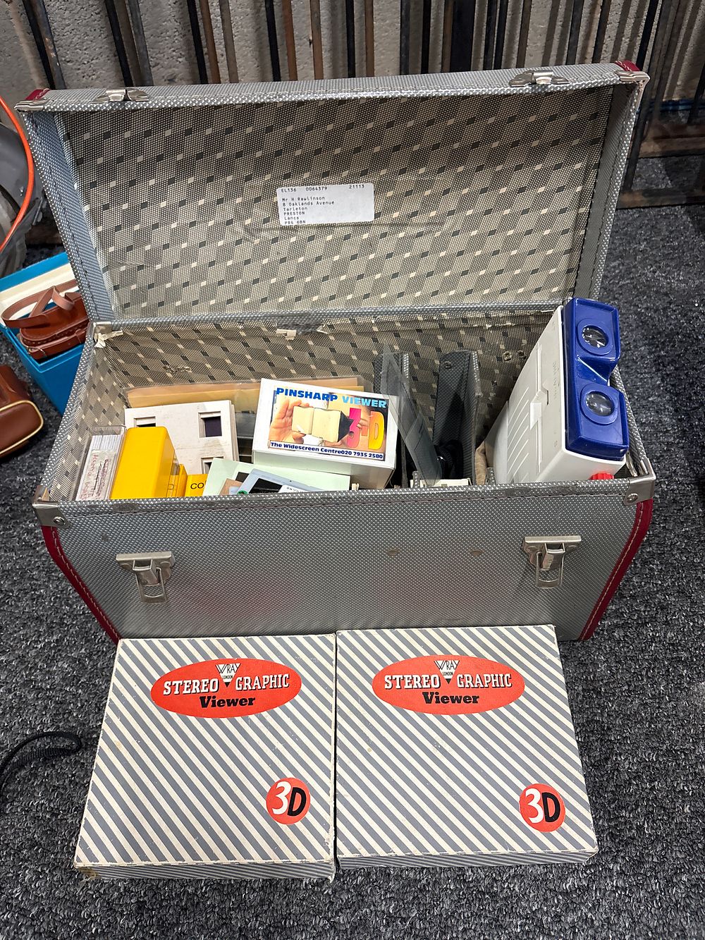 Lot 240: Box of Stereographic Equipment