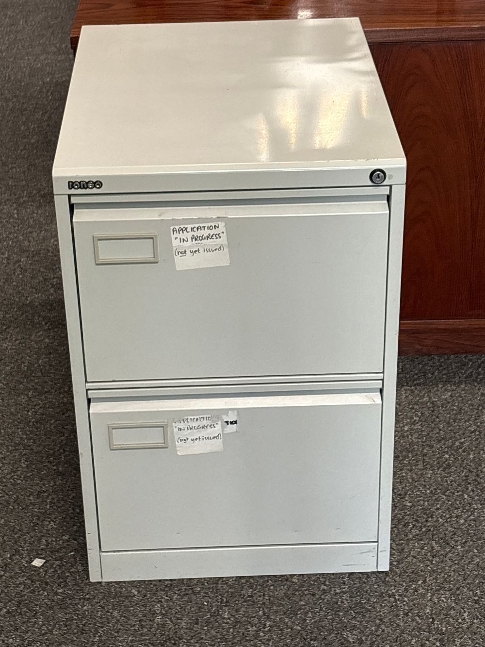 Lot 157: Two Drawer Filing Cabinet