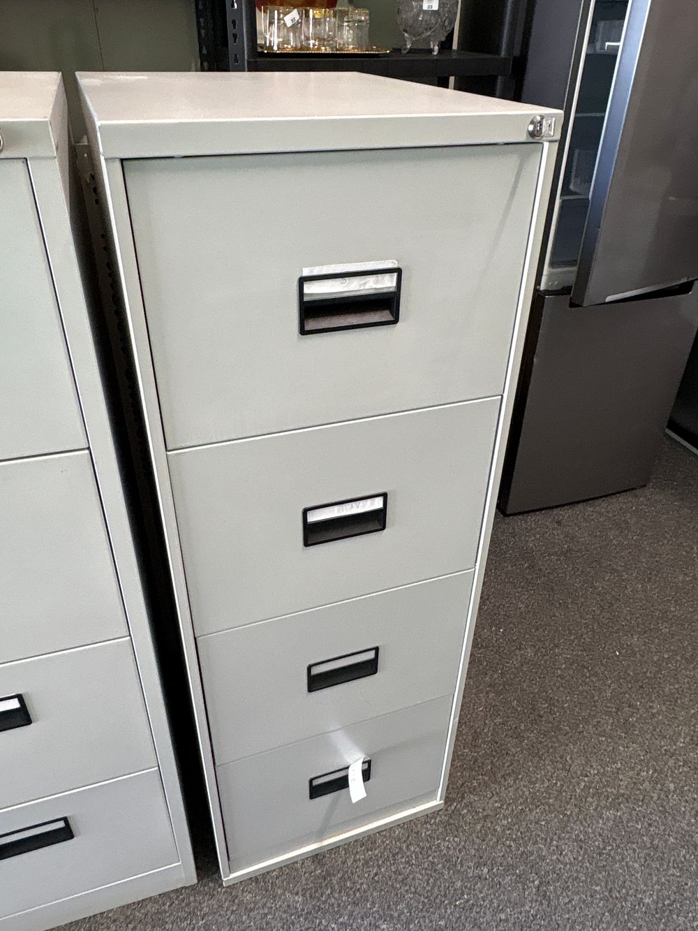 Lot 159: Four drawer Filing cabinet with key