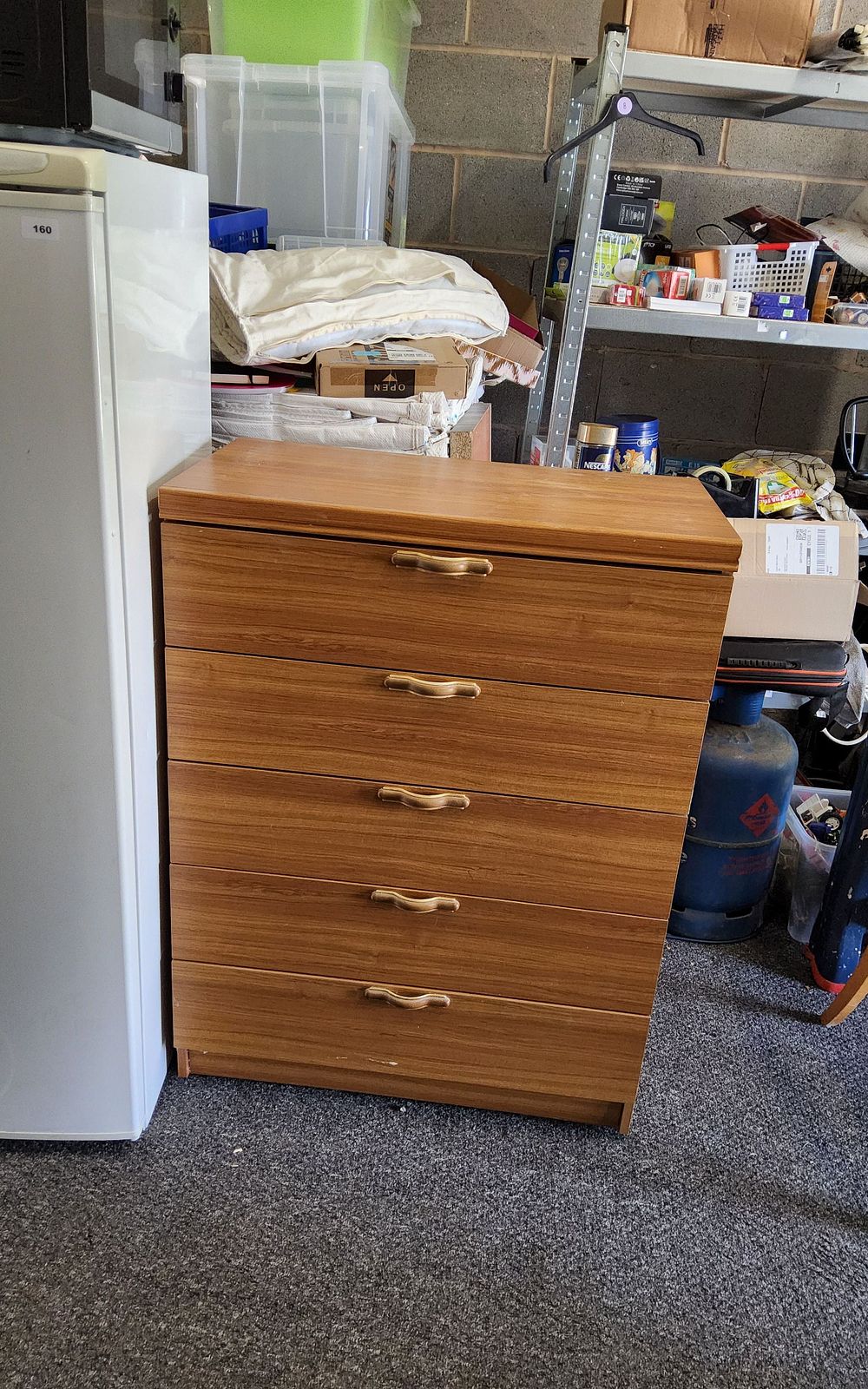 Lot 164: 5 drawer unit