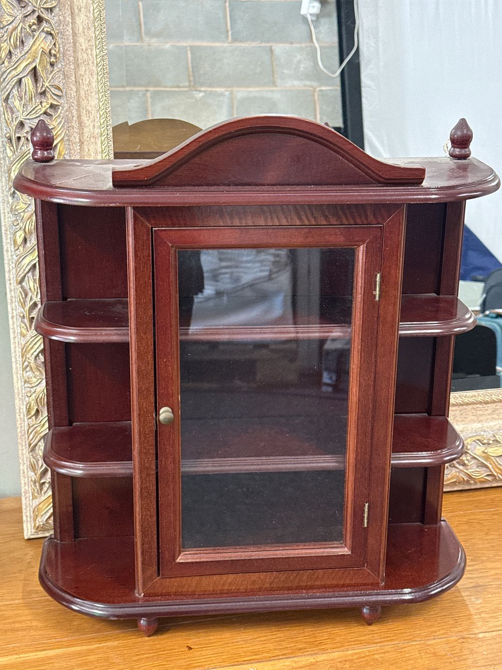 Lot 217: Small Wall Mountable Nik-Nak display cabinet