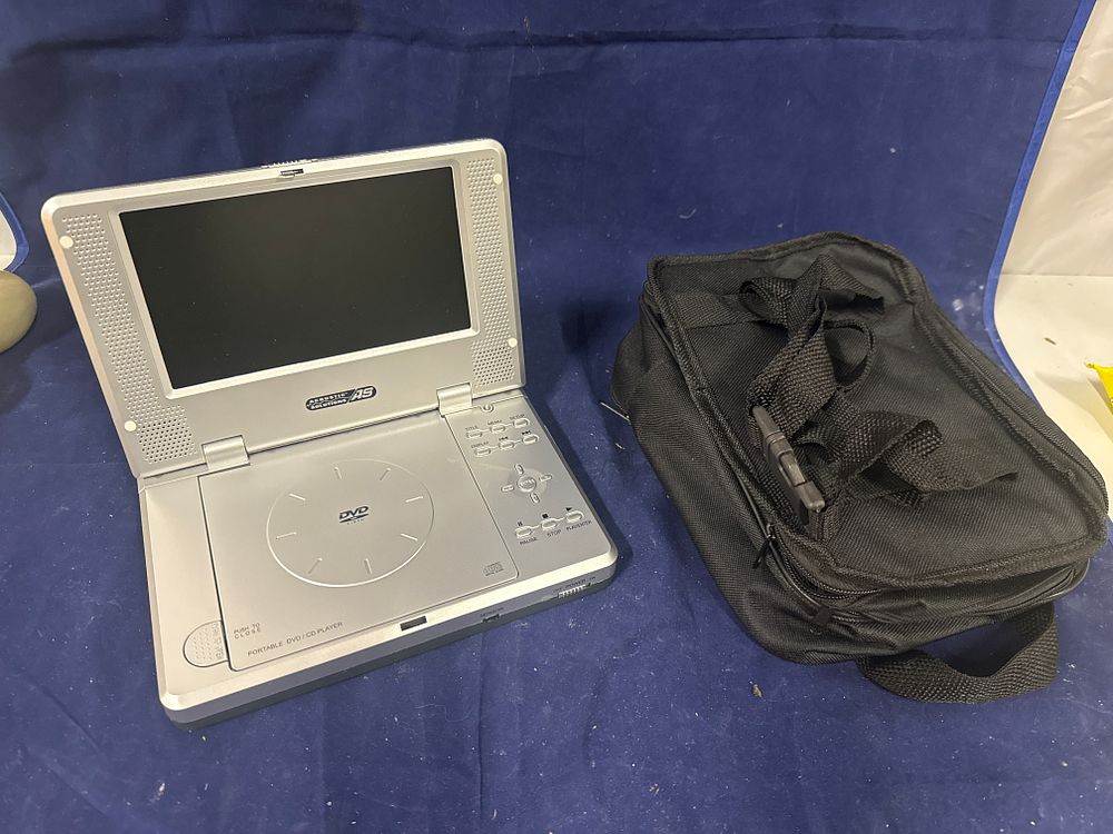 Lot 156: Cased Portable DVD player