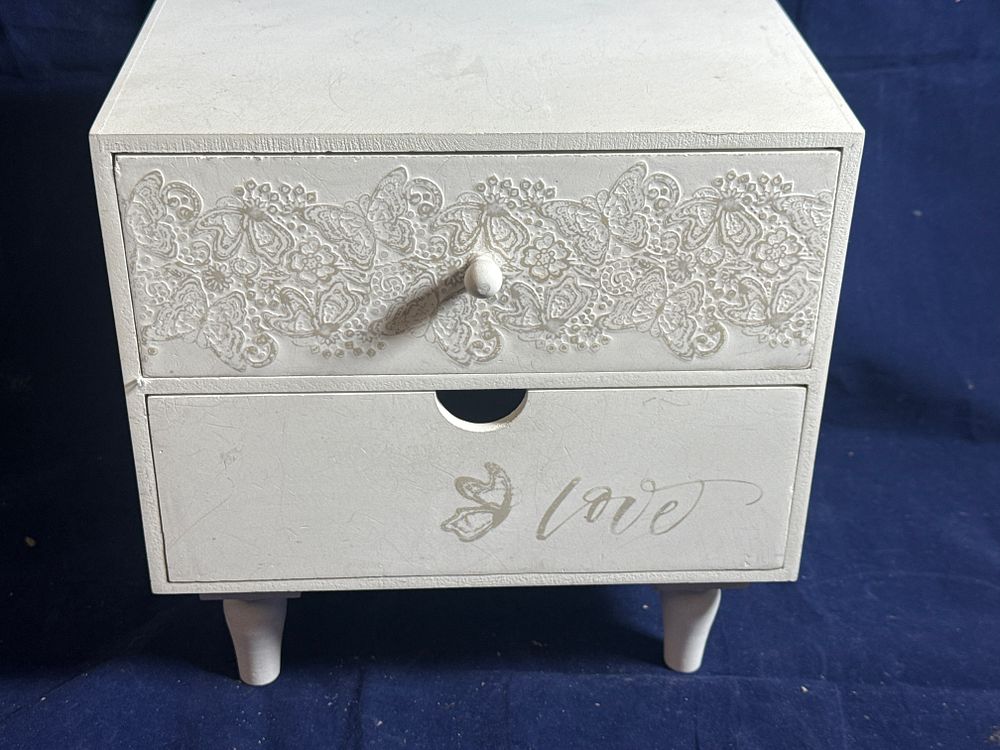 Lot 167: Two Drawer mini Chest