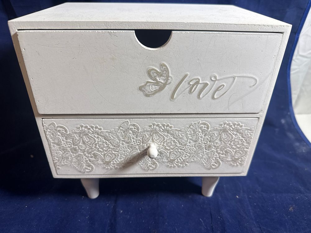 Lot 168: Two Drawer mini Chest