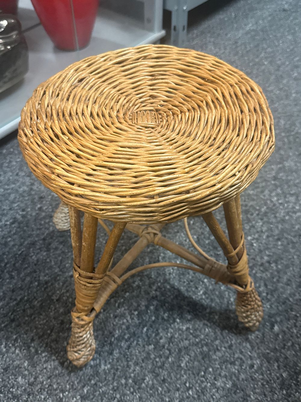 Lot 176: Wicker Stool