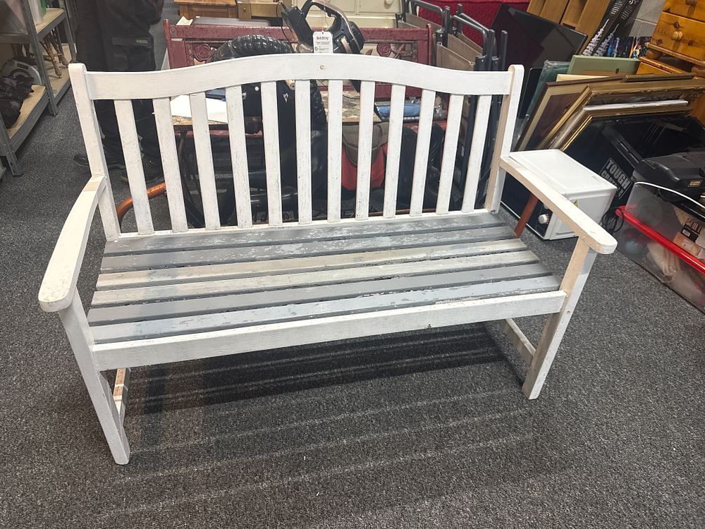 Lot 184: Wooden Garden Bench