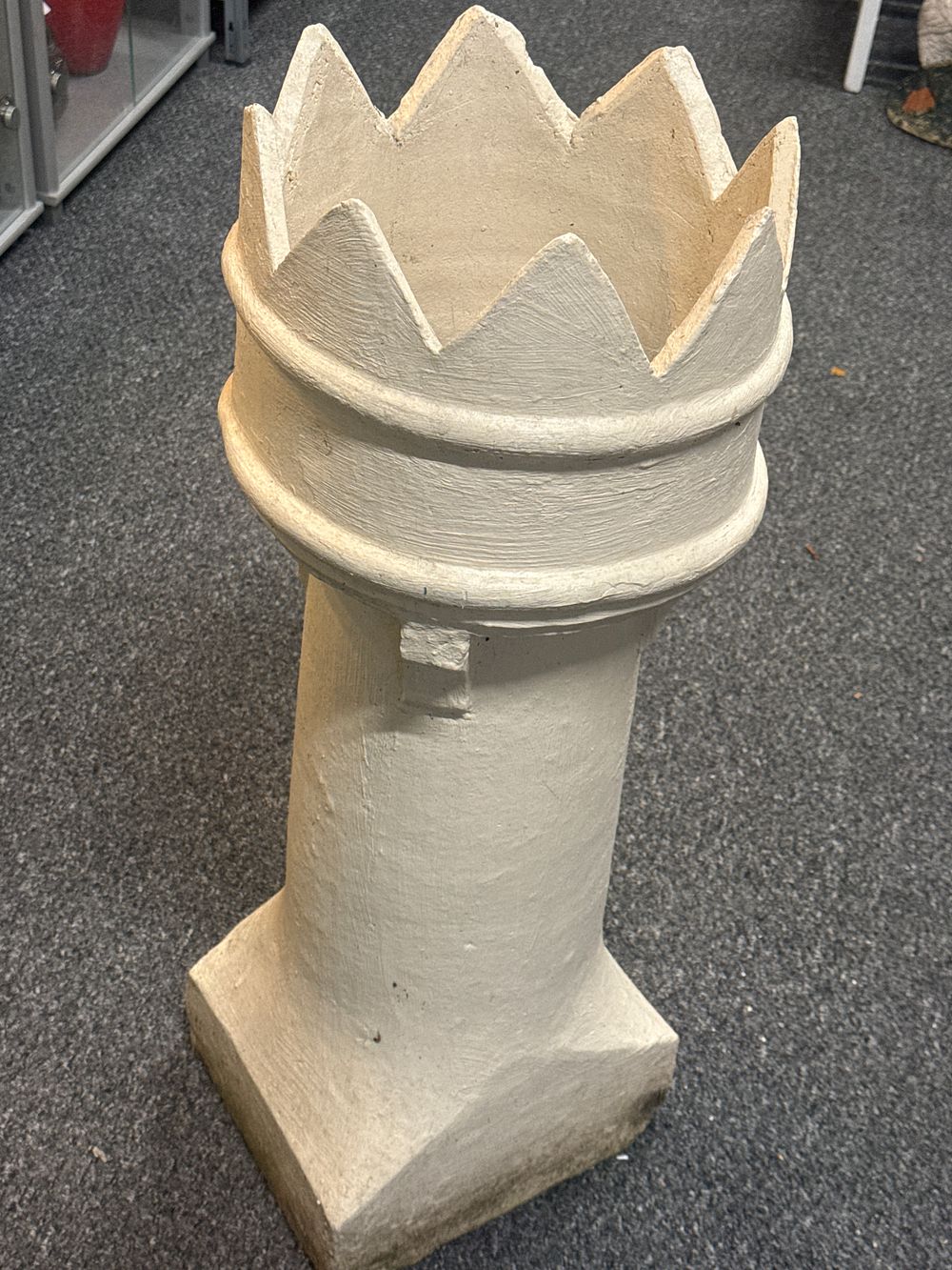Lot 192: Large Terracotta Painted Chimney Pot