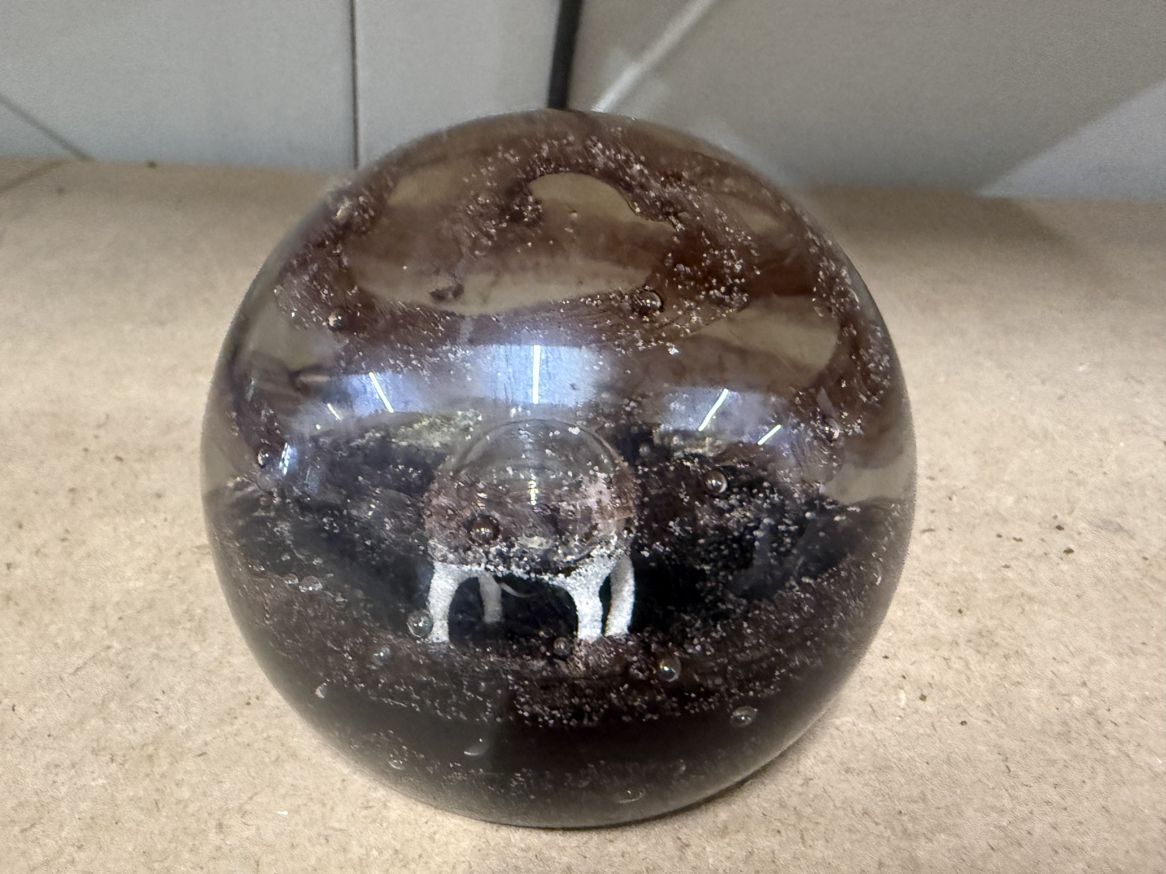 Adrian Sankey 1976 Alien - 1 studio glass frog paperweight