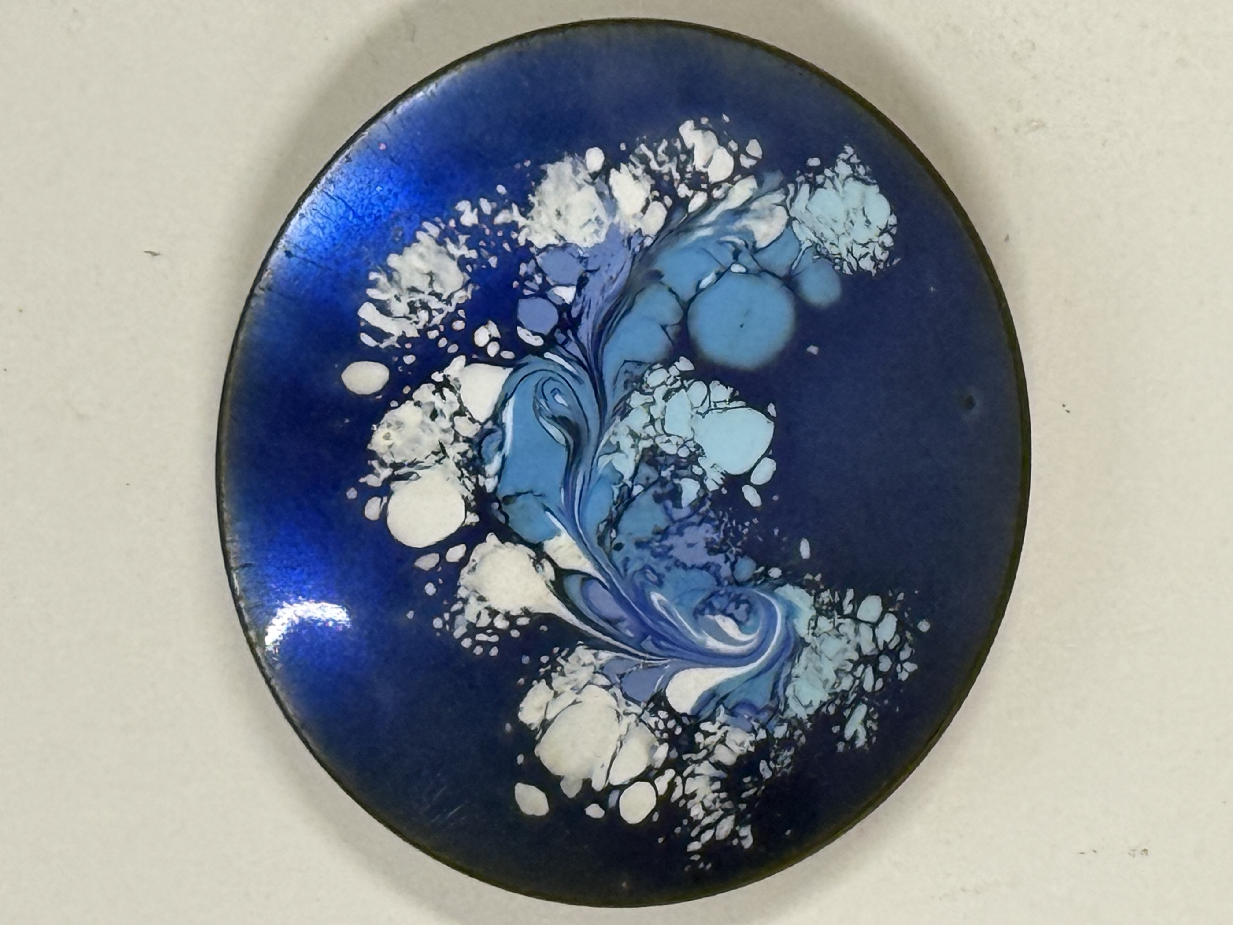 Odyn Copr Snowdonia Hand Enamelled Copper Trinket Dish