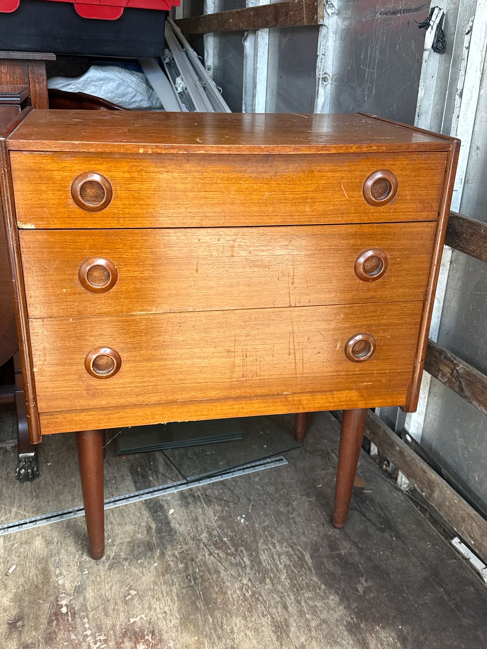 Lot 259: Retro Set of 3 Drawers