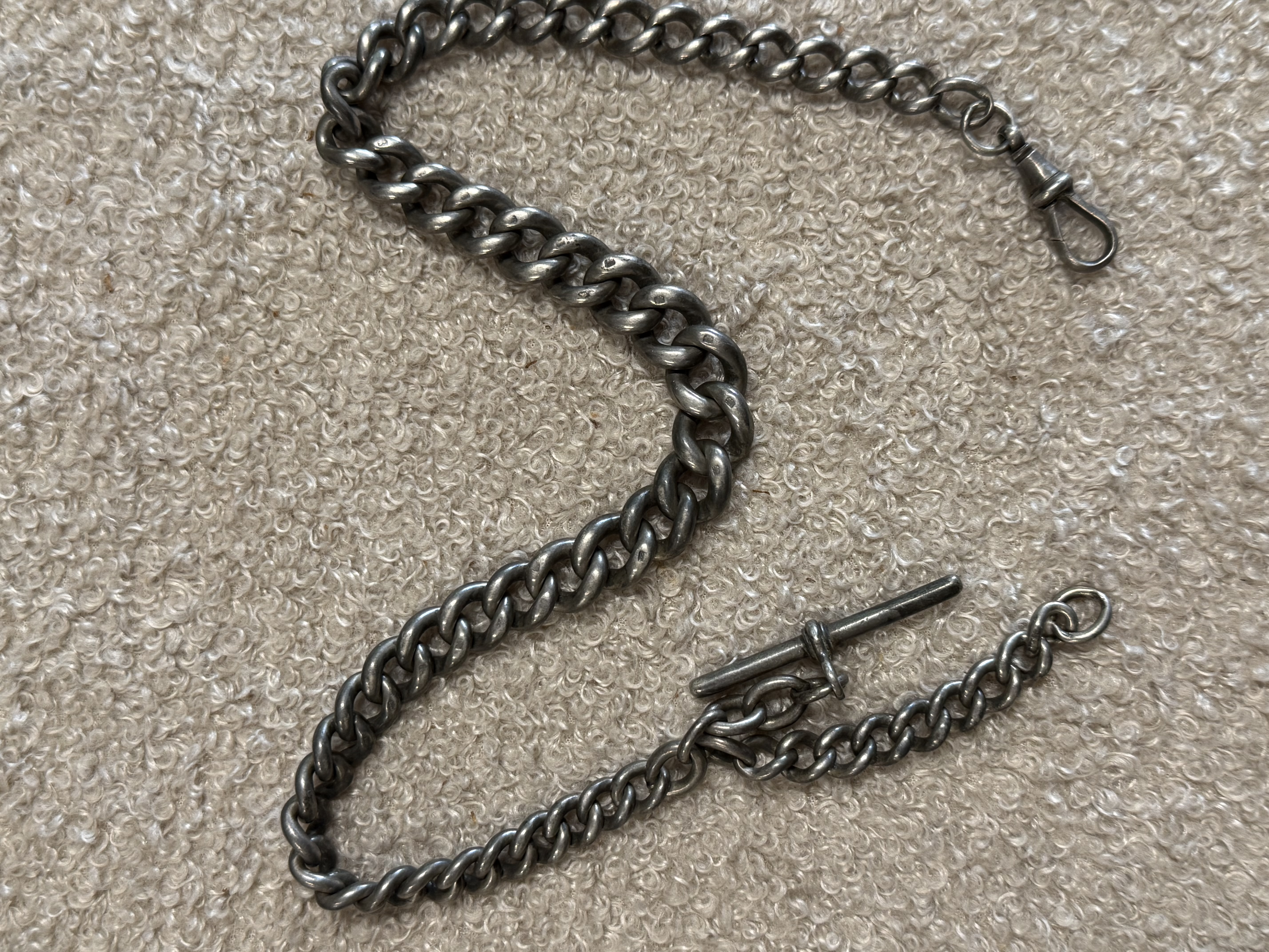 Antique Silver Albert Chain