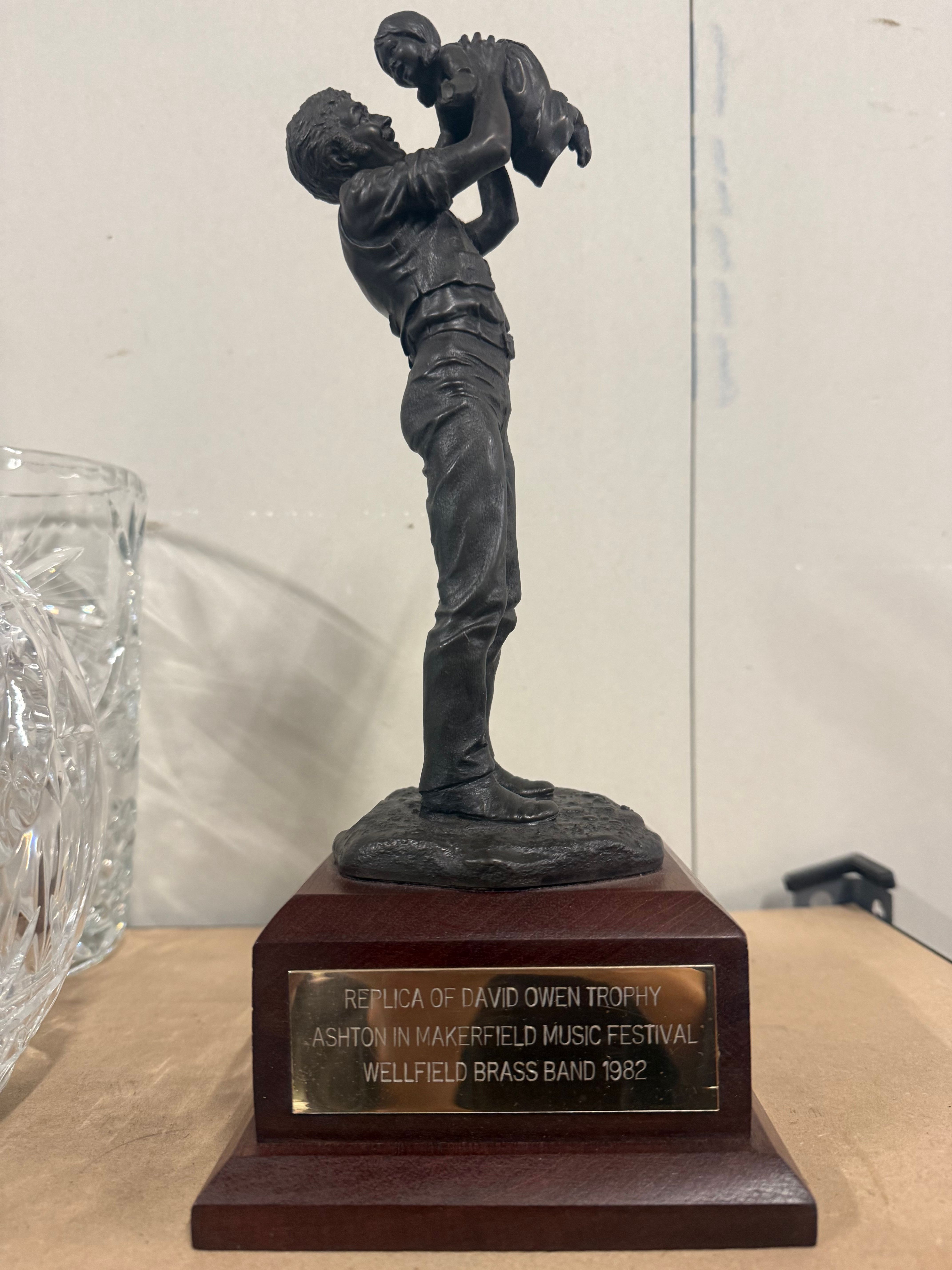 David Owen Trophy Replica Ashton-in-Makerfield Music Festival 1982