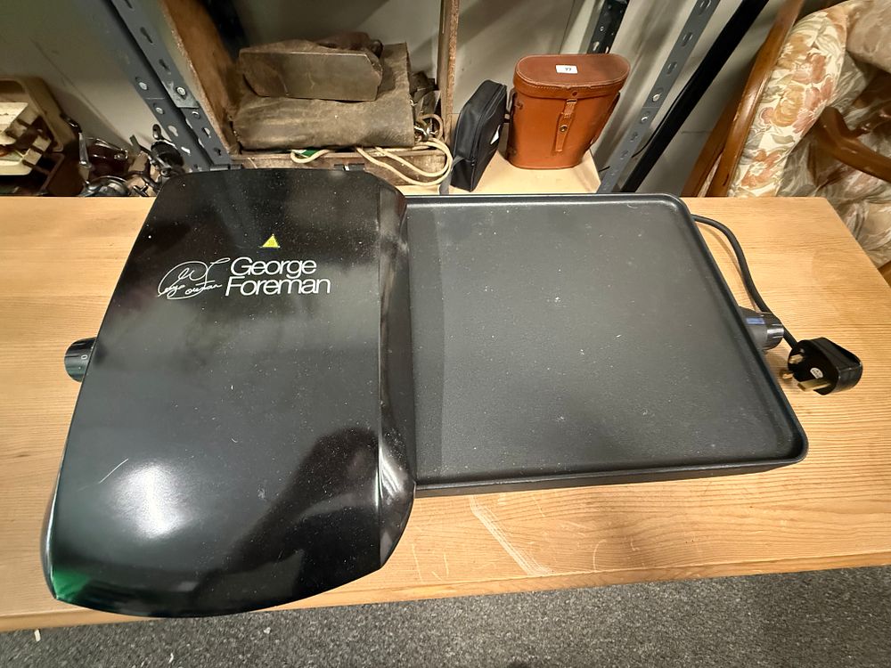 Lot 209: George Foreman 10-Portion Electric Health Grill and Griddle