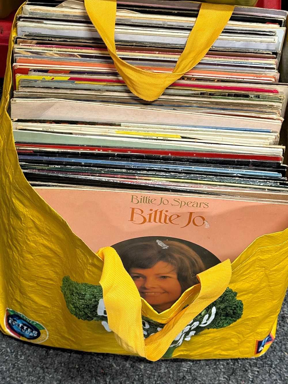 Lot 220: A collection of approximately fifty vintage vinyl LP records