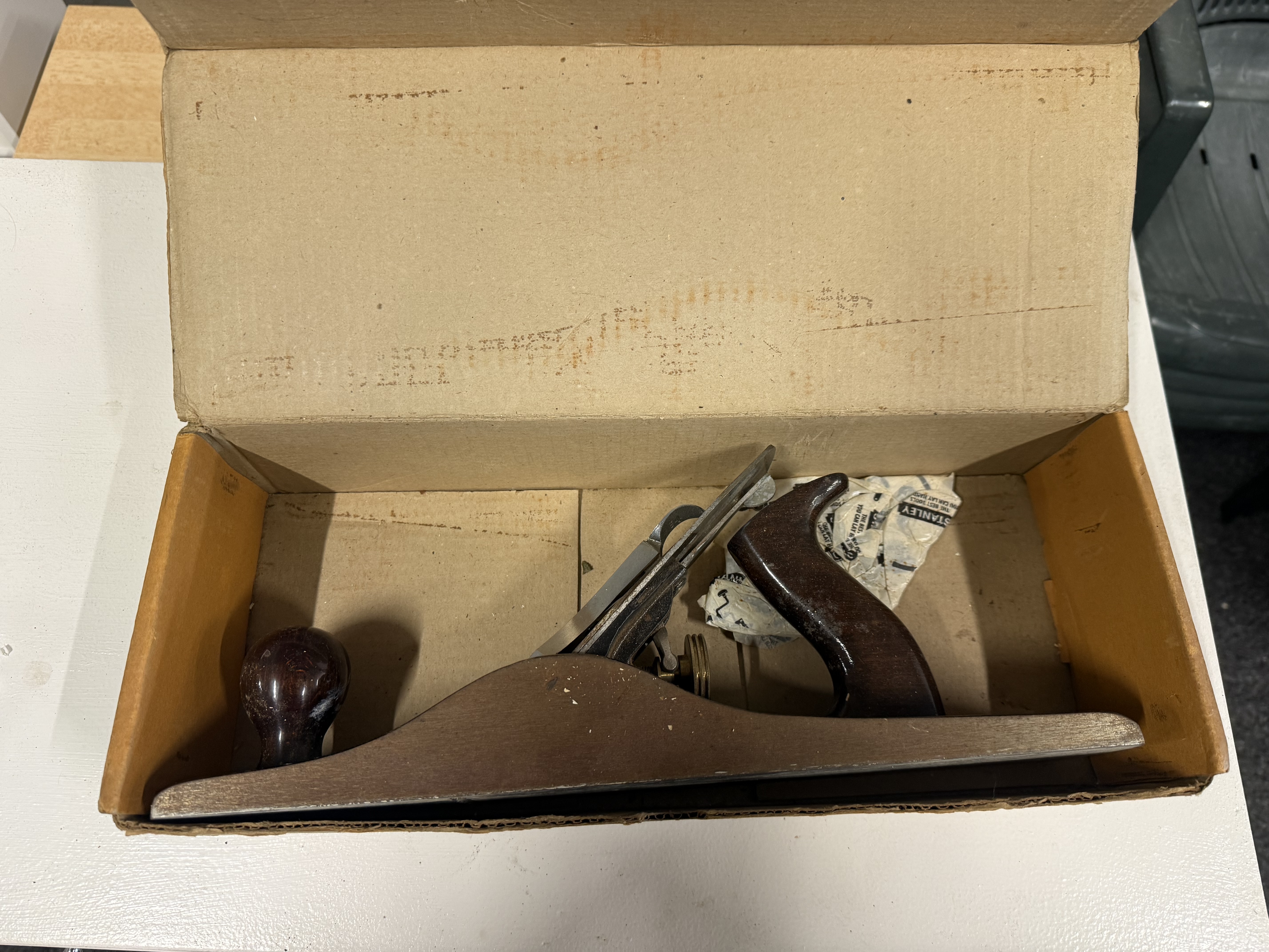Vintage Stanley No. 5 1/2 jack plane with original box