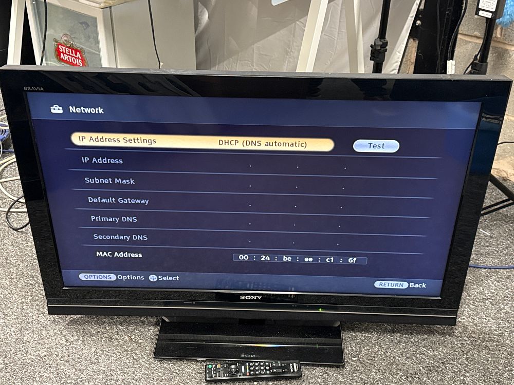 Lot 91: Working Sony Bravia KDL-40W5810 40-inch LCD Digital Colour Television