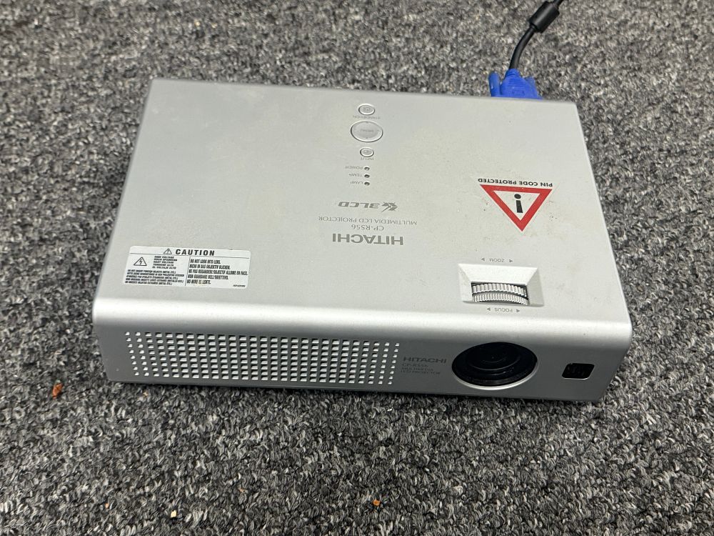 Lot 164: Working Hitachi CP-RS56 3LCD Multimedia Portable Digital Projector