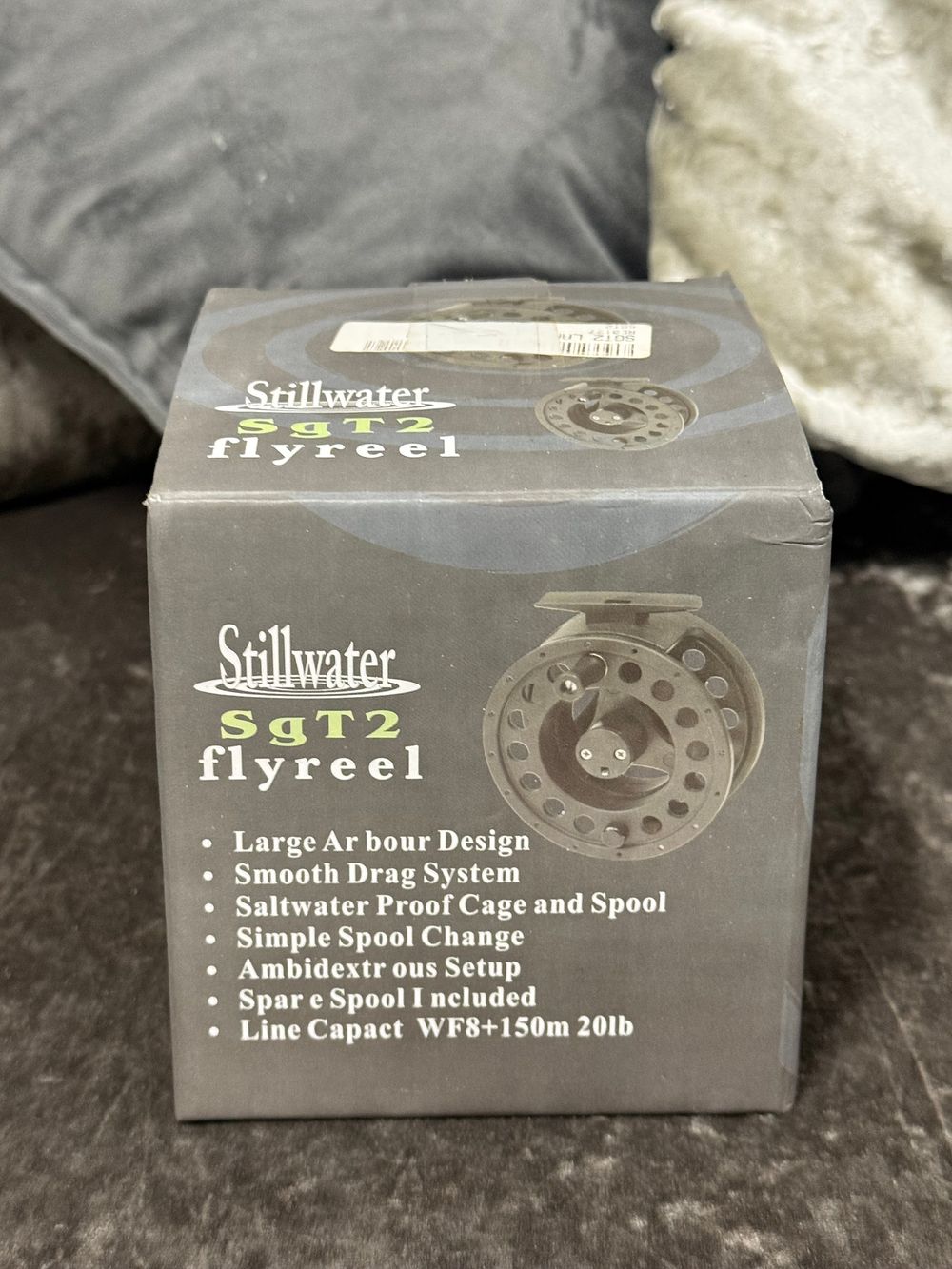 Lot 208: New A Stillwater SGT2 large arbor fly reel with spare spool