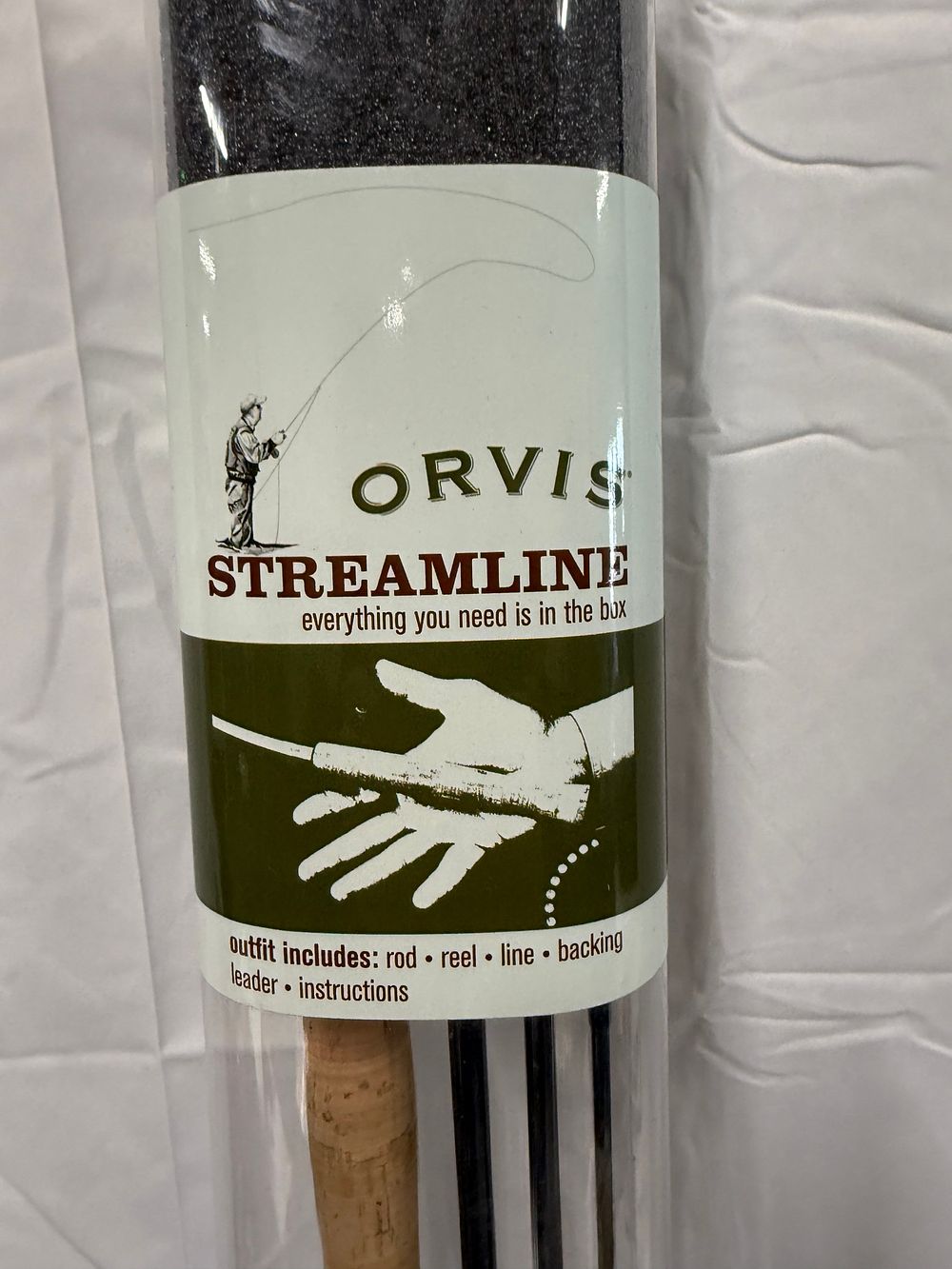 Lot 215: An Orvis Streamline four-piece graphite fly fishing rod