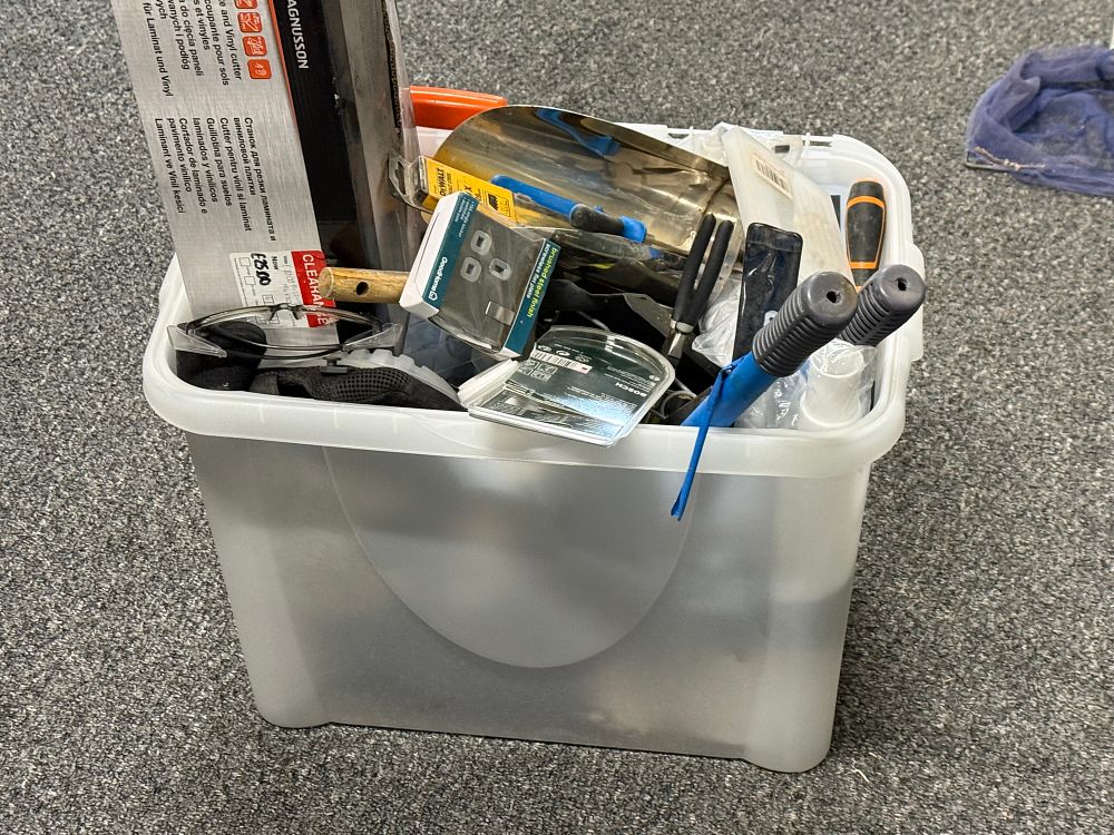 Lot 261: An Assortment of Trade and DIY Hand Tools and Hardware