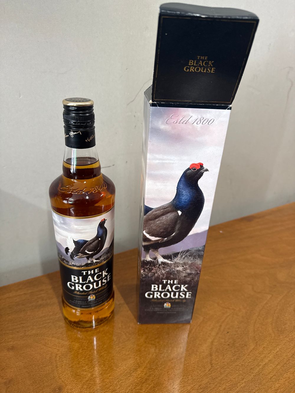 Lot 72b: Boxed 70cl bottle Black Grouse Whisky