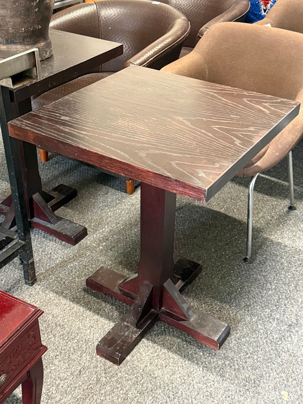 Lot 304: Sturdy Solid Pub type table