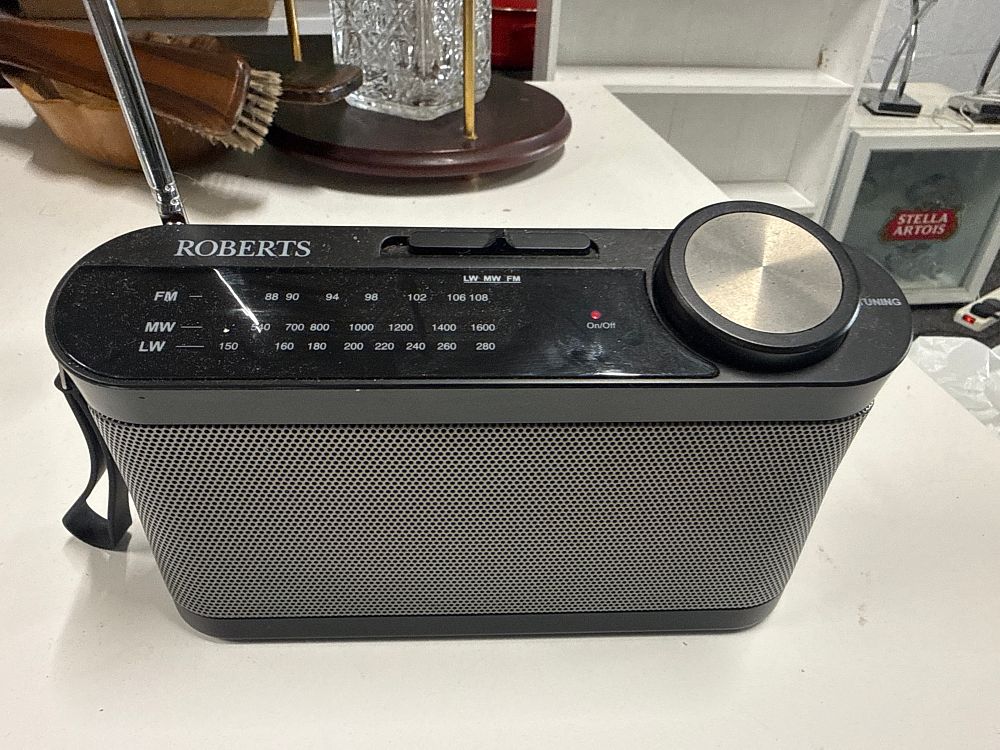 Lot 133: A Roberts R9993 portable three band transistor radio