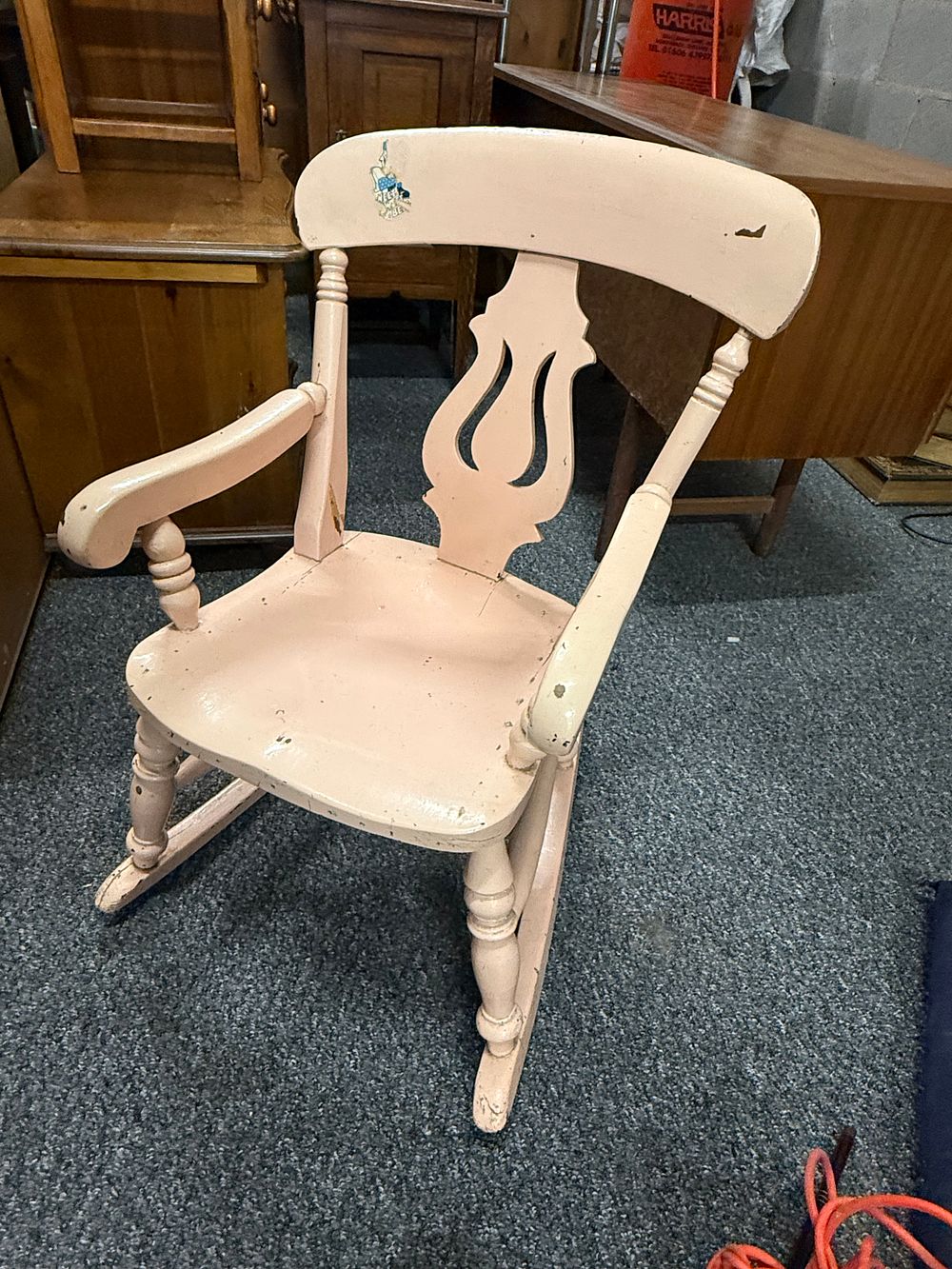 Lot 199: Child’s vintage Rocking Chair