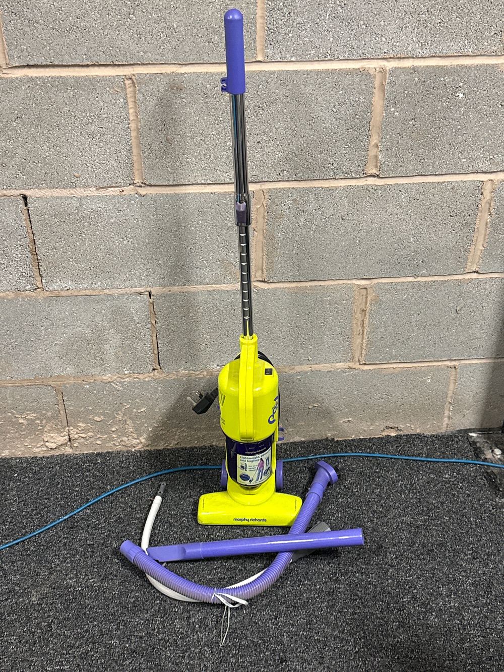 Lot 214: A Morphy Richards The Pod bagless upright and handheld vacuum cleaner