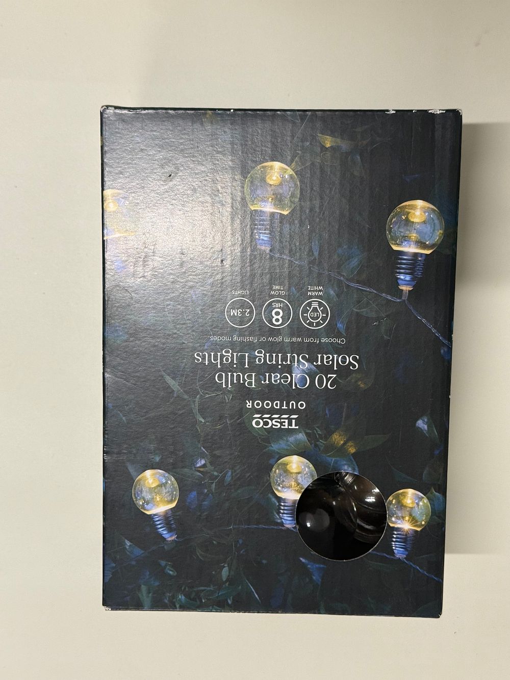 Lot 269: A set of twenty Tesco Outdoor solar string lights