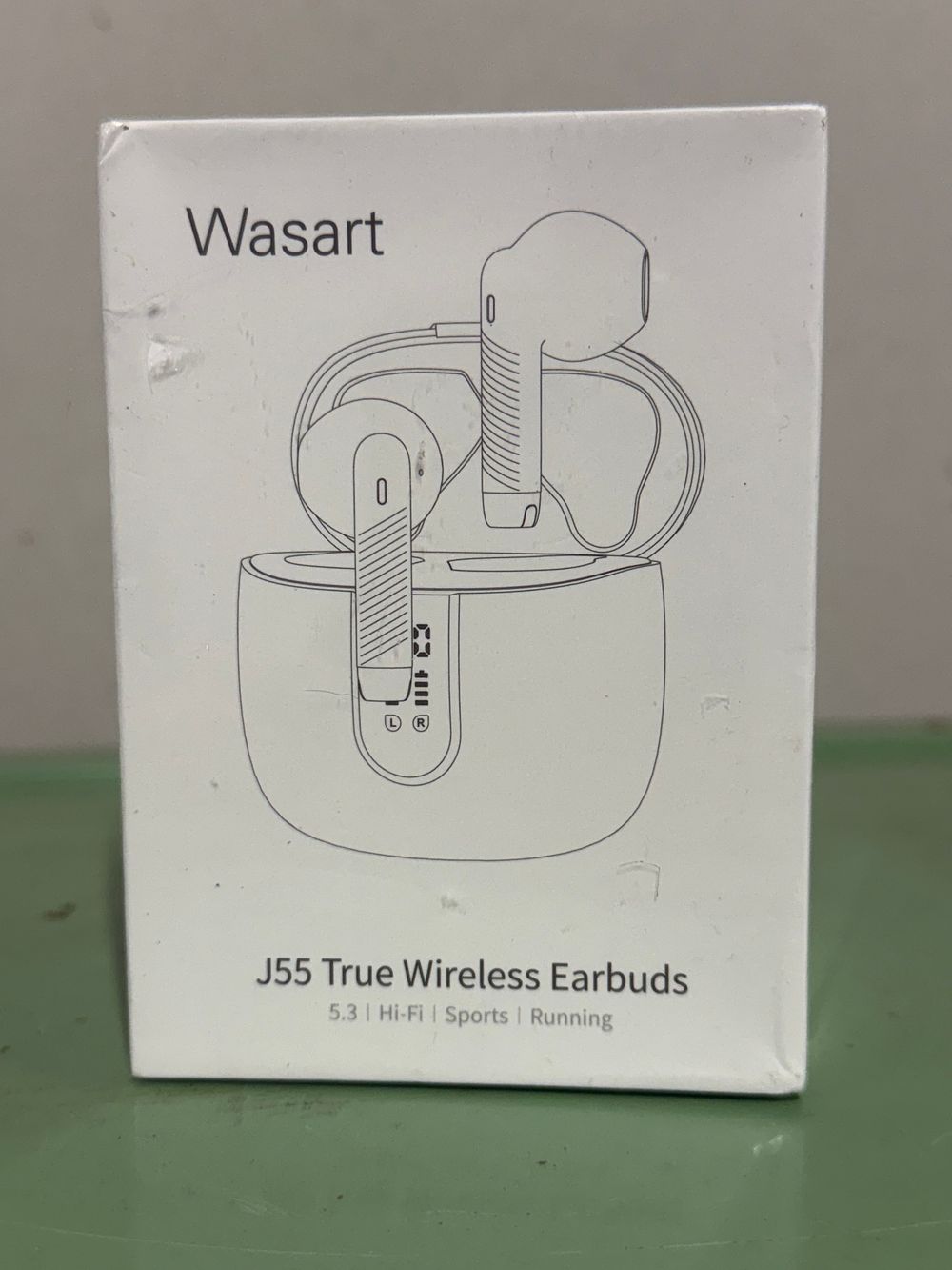 Lot 5: NEW A boxed pair of Wasart J55 True Wireless Earbuds