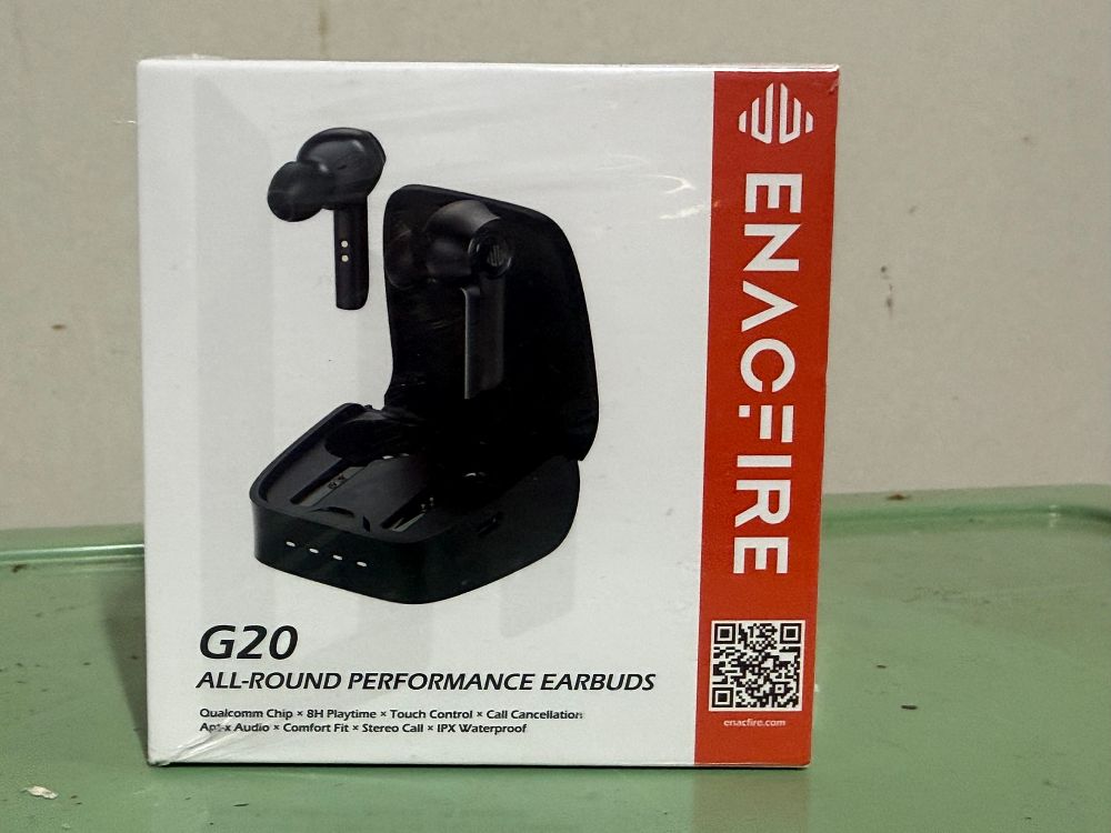 Lot 6: NEW A pair of Enacfire G20 wireless bluetooth earbuds