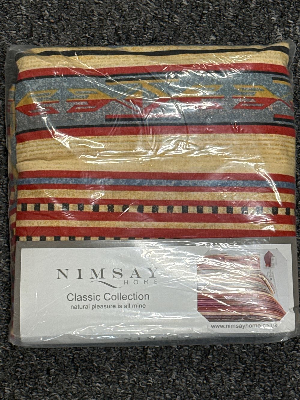 Lot 152: Nimsay Home Classic Collection Multi Stripes Double Duvet Set