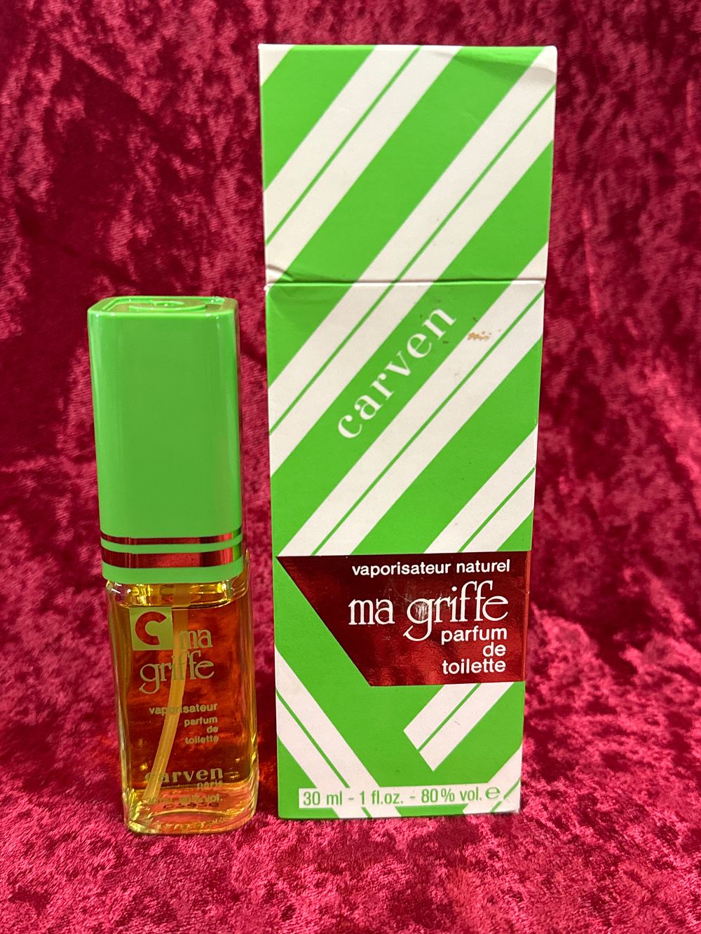 Lot 170: Vintage Carven Ma Griffe 30ml parfum de toilette in box