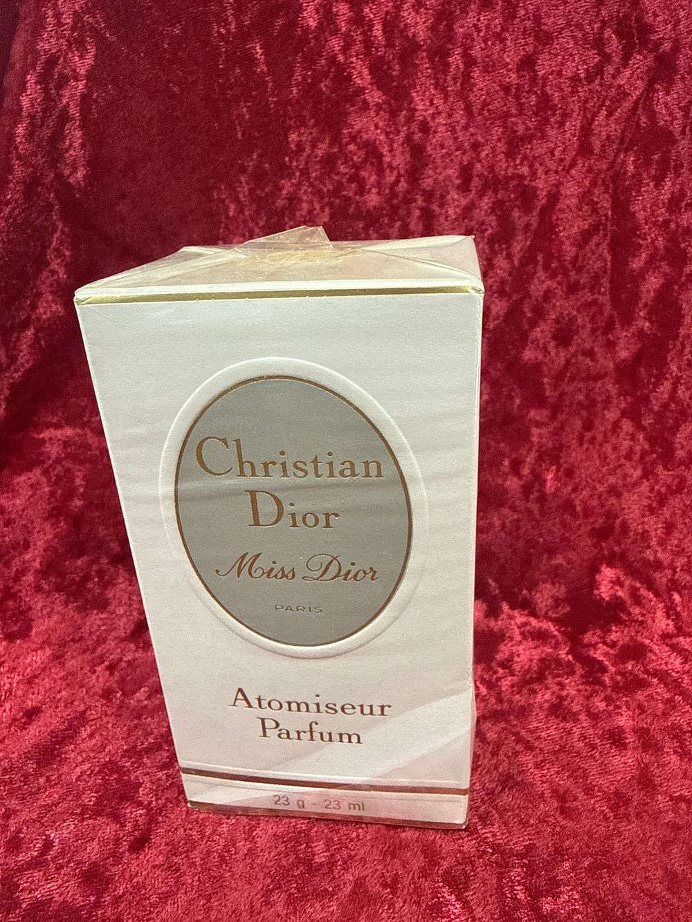 Lot 178: Vintage Christian Dior Miss Dior sealed atomiseur parfum