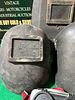 Three Vintage Industrial Welding Helmets and a Pair of Welding Goggles. This lot comprises three Image - 2