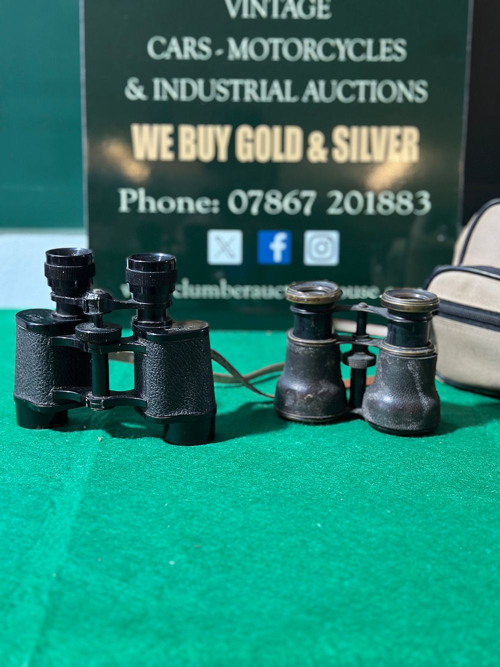 Two Pairs of Binoculars and Opera Glasses, comprising Viking and NB Porter London. This lot 