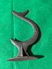 A Pair of Antique Cast Iron S-Scroll Supports. A pair of matching, S-curved objects crafted from Image - 2
