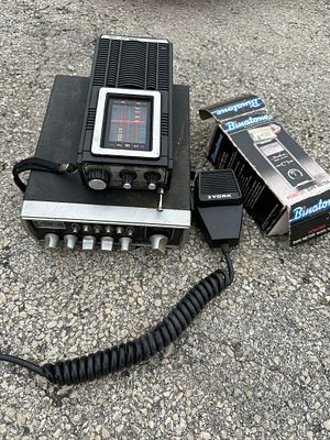 A Collection of Vintage Communication Equipment, including York, Panasonic, and Binatone. A 