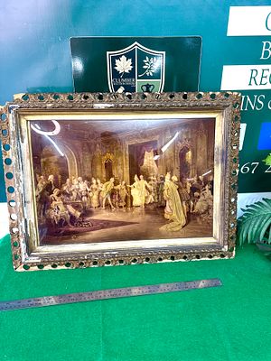 Adolph von Menzel (after), 'Flute Concert with Frederick the Great', 19th Century Lithograph. A 