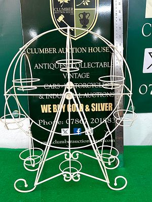 Cobble Creek Ferris Wheel Cupcake Holder Display. A Cobble Creek Ferris Wheel Cupcake Holder 