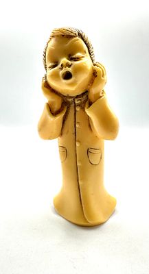 G. Ruggeri Singing Angel Resin Figurine. A G. Ruggeri resin figurine depicting a singing angel. 