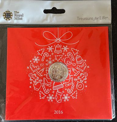 2016 Royal Mint UK &pound;20 Fine Silver 'The Christmas Nativity Story' Coin. A 2016 Royal Mint UK &pound;20 