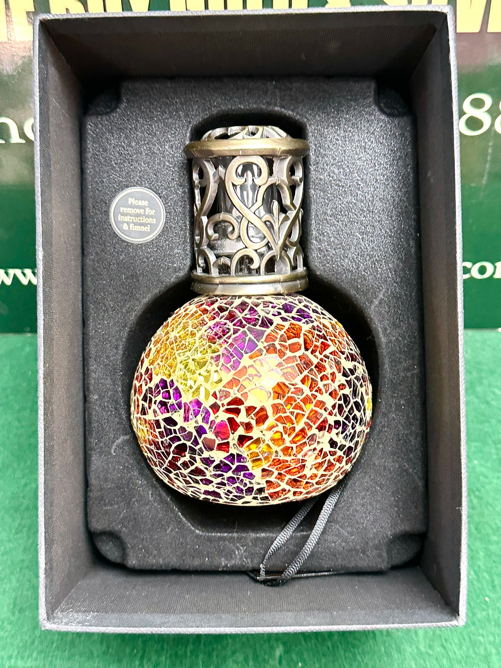 An Ashleigh and Burwood Golden Hour Mini Catalytic Fragrance Lamp. An Ashleigh and Burwood 