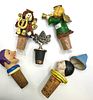 An Assortment of Vintage and Decorative Bottle Stoppers. An assortment of decorative wine bottle Image - 1