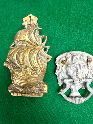 Two Vintage Cast Metal Door Knockers including a 16th Century Galleon. A pair of cast metal door 