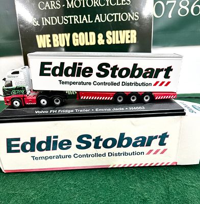 Atlas 1/76 Eddie Stobart Volvo FH Fridge Trailer Emma Jade H4663. An Atlas Editions 1/76 scale 