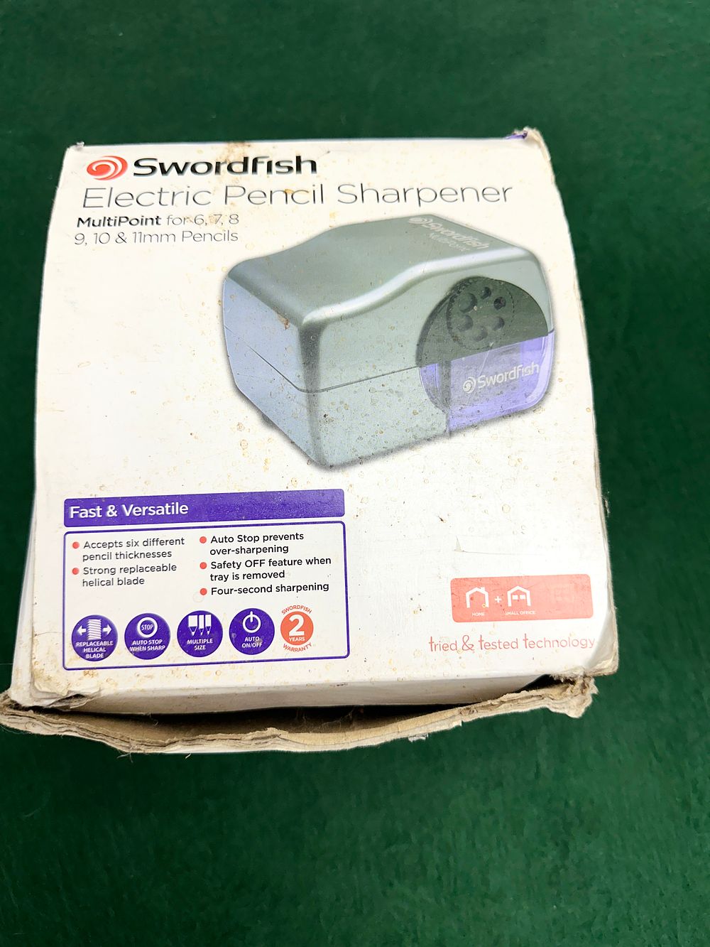 Lot 41: Swordfish MultiPoint 6 Hole Electric Pencil Sharpener