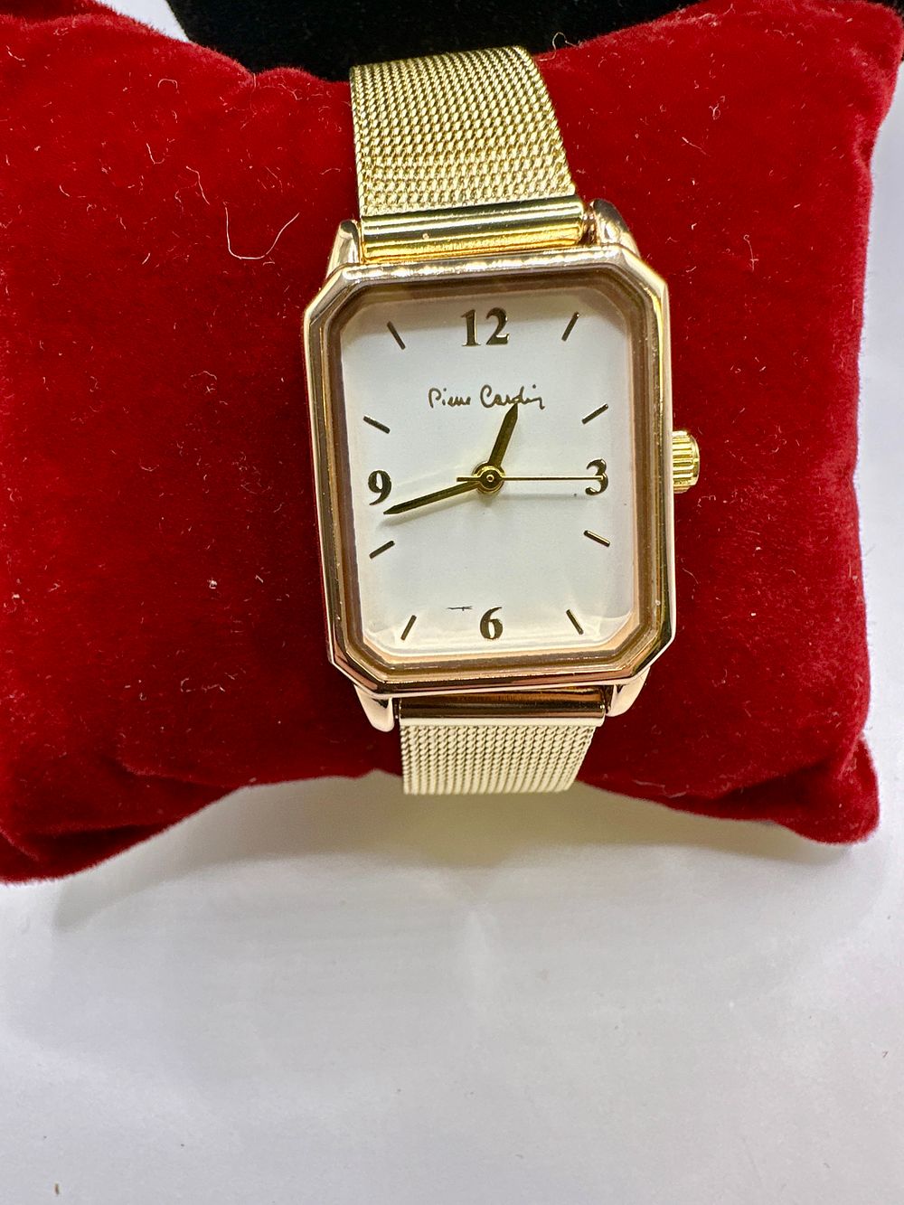 Lot 171: Pierre Cardin Gold-Tone Women's Quartz Wristwatch with Milanese Mesh Bracelet