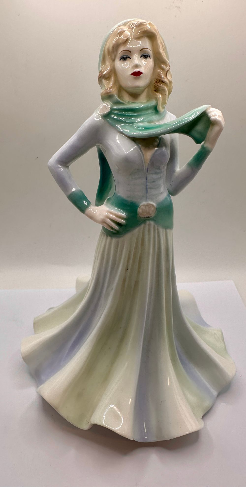 Lot 217: Coalport Ladies of Fashion Bone China Figurine Tender Thoughts